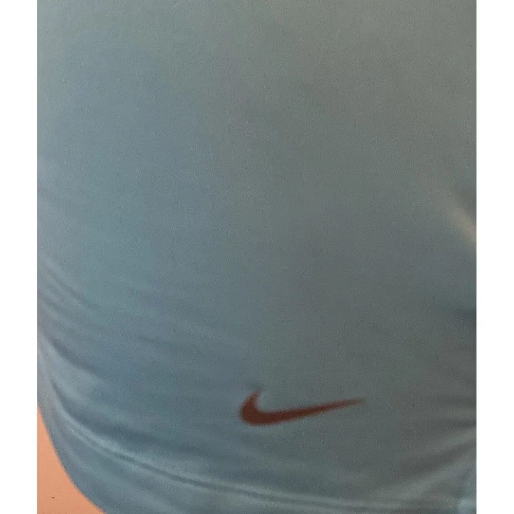 Nike Dri Fit  Wmn's XS  Sleeveless Golf Shirt, Lt  blue/white trim Active wear